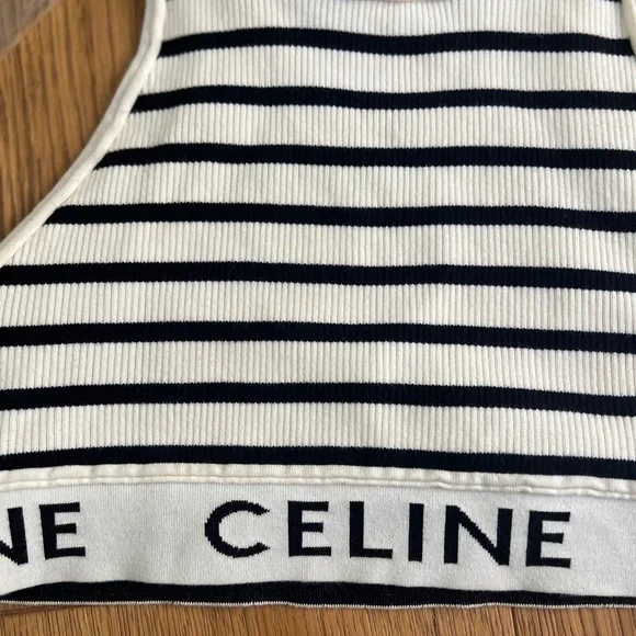 Celine Athletic Knit Cropped Top - Picture 4 of 5